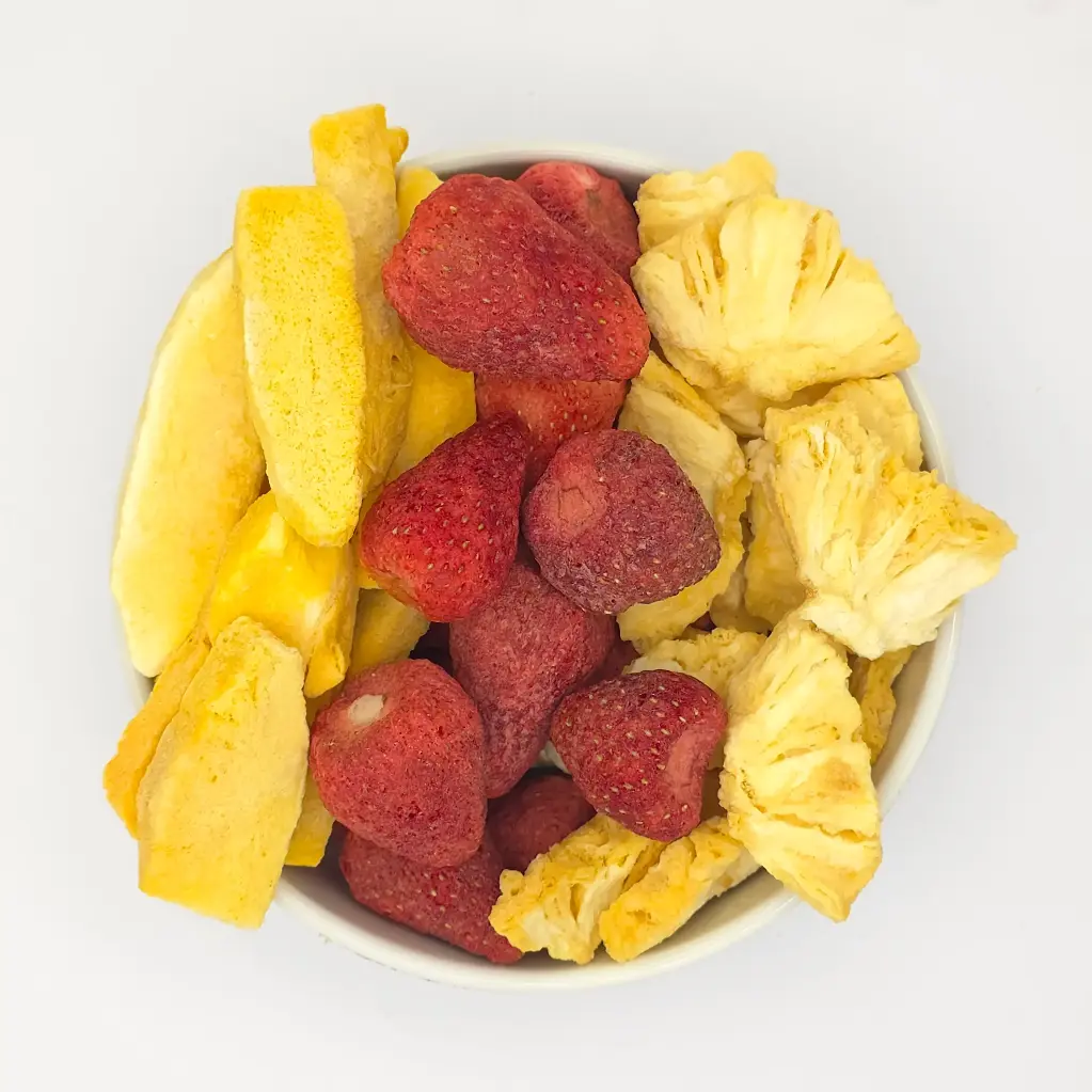 مشكل فواكه مجففة بالتبريد