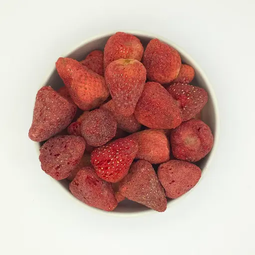 فراولة مجففة بالتبريد